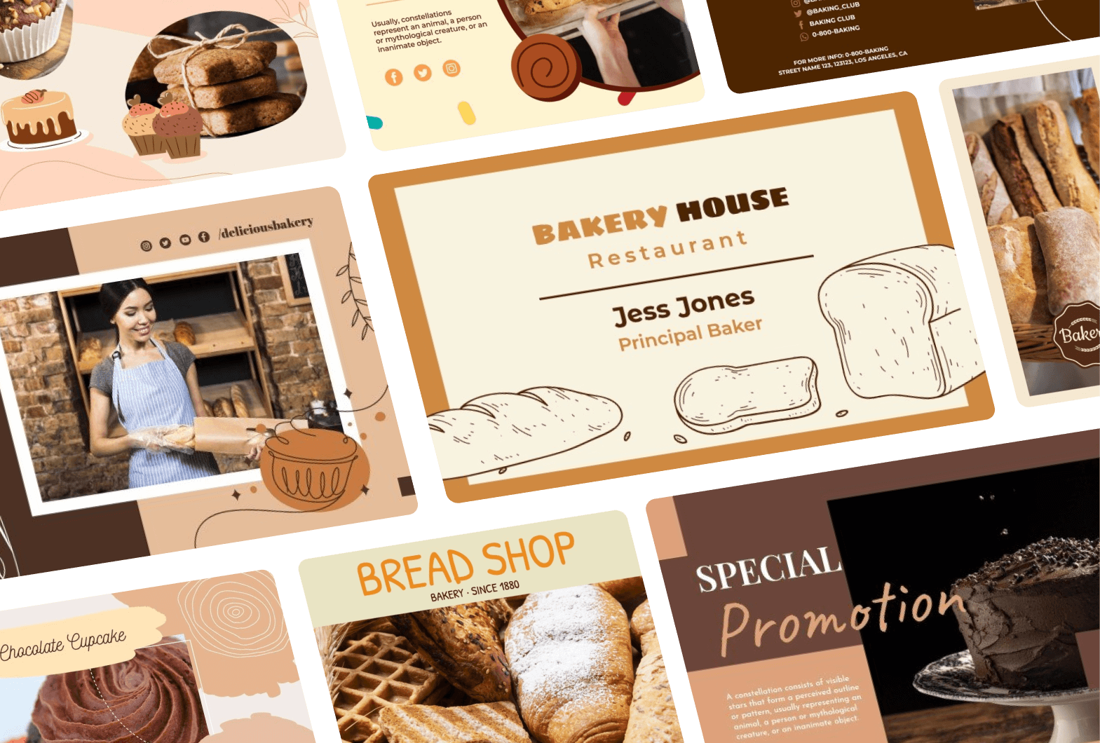 bakery graphic templates to build the best brand identity