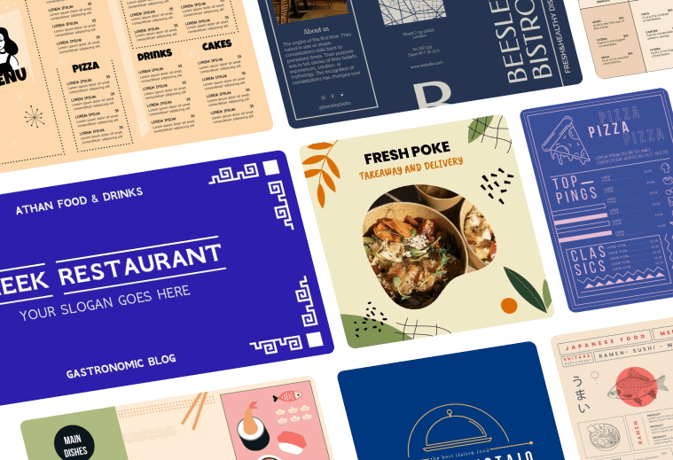 Free restaurant designs collage image to represent this category on Wepik’s editor